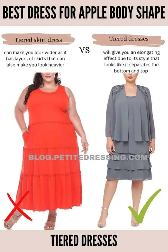 Best dress shape shop for apple body type