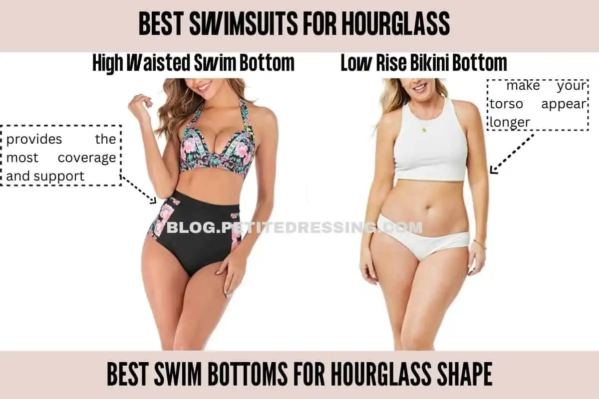 Bathing suits for 2025 hourglass body types