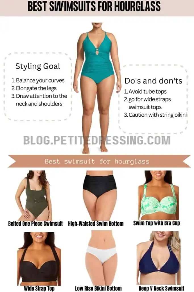 best swimsuit for hourglass- comprehensive image