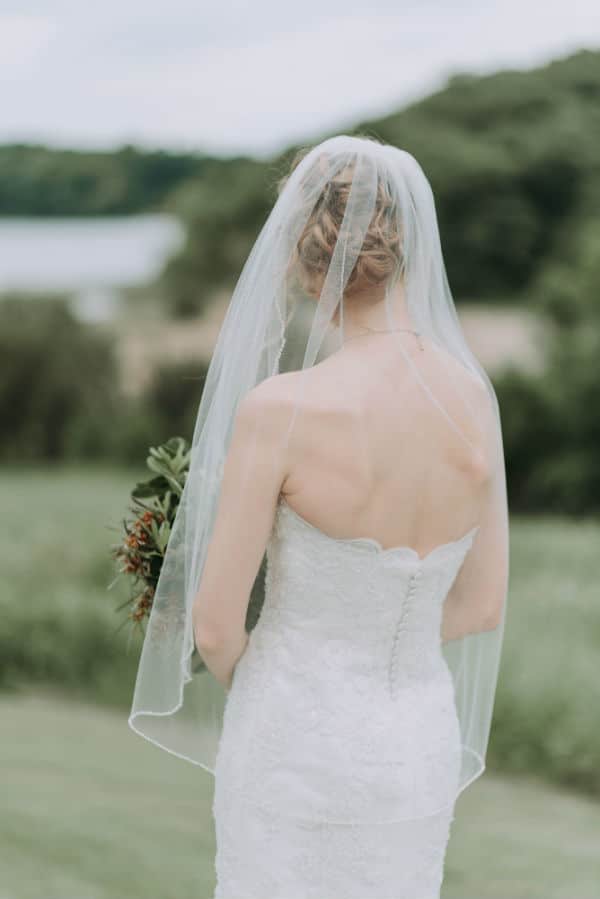 wedding veils for short brides