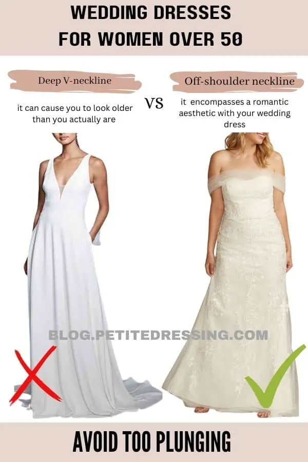 wedding dresses for women over 50