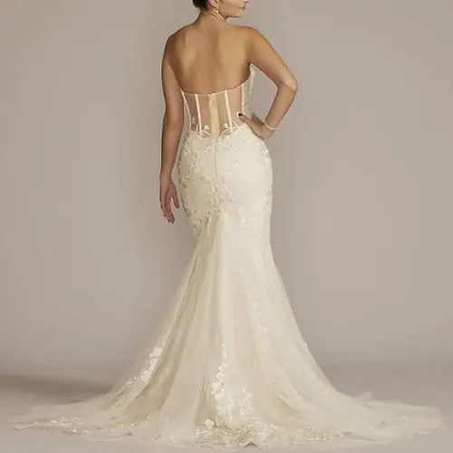 Backless Wedding Gown