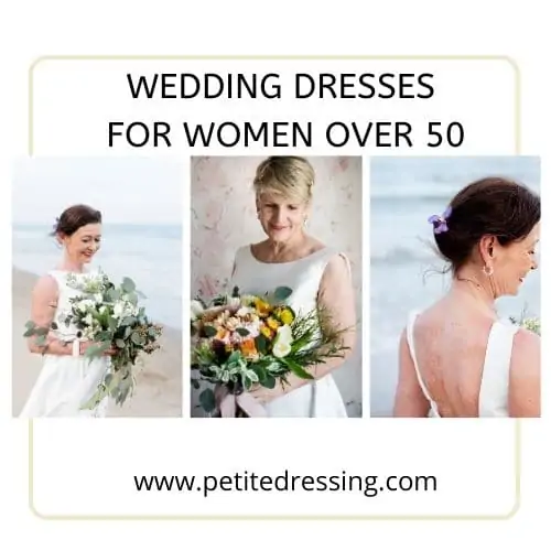 Best wedding dresses for women over 50