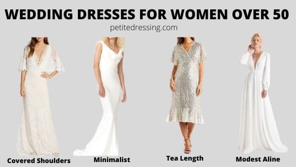 best wedding dresses for women over 50