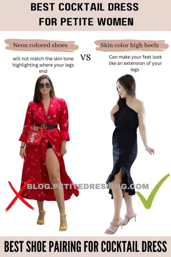 best SHOE PAIRING for cocktail dress