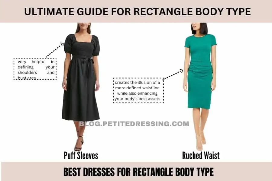 Best dress for rectangle shape sale