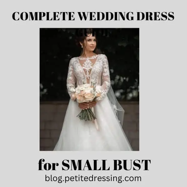 What wedding dress looks best on flat chest