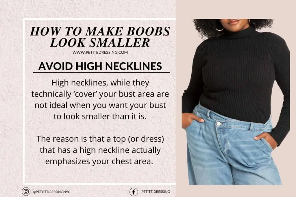 STYLE HACKS: How To Make A LARGE Bust Look SMALLER! How to