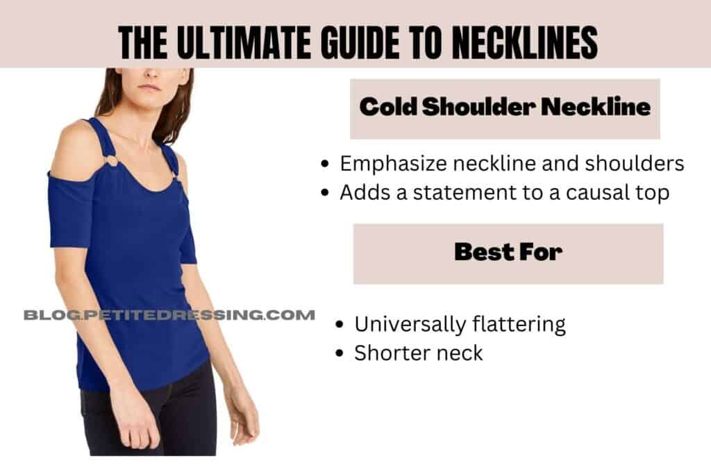 Cold Shoulder Neckline
