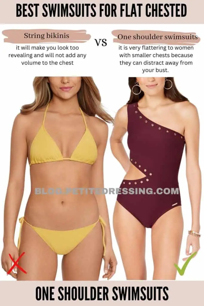 Swimsuits Small Breasts, One-piece Swimsuit