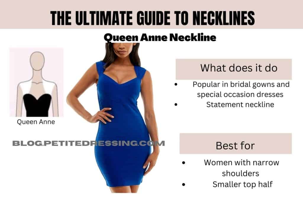 Queen Anne Neckline