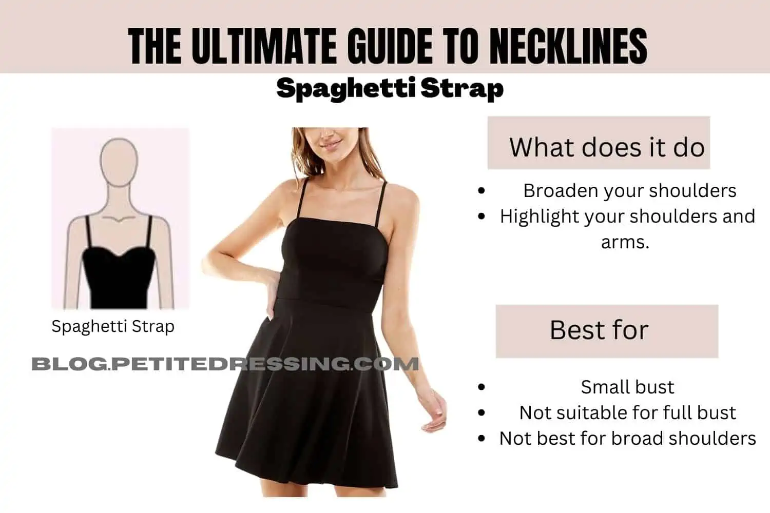 7 Best Necklines for a Small Bust - Petite Dressing