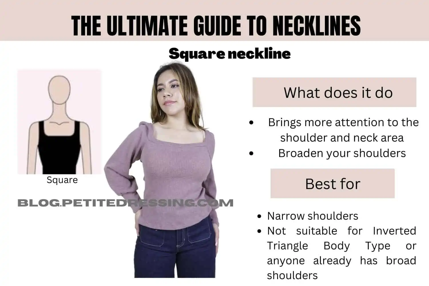 Best Necklines for Broad Shoulders