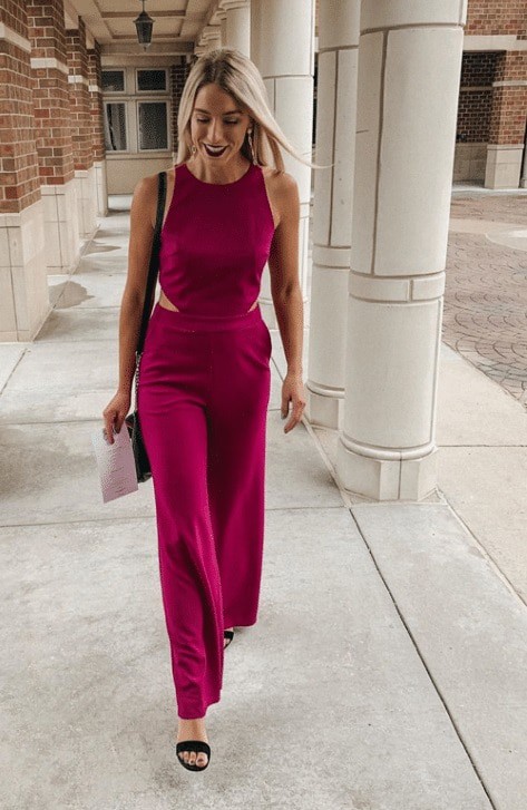 what shoes to wear with jumpsuit for wedding