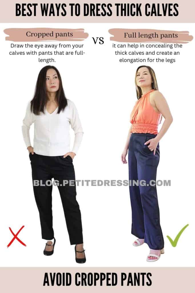 Avoid Cropped Pants