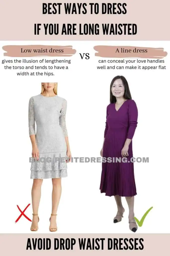 Avoid Drop Waist Dresses