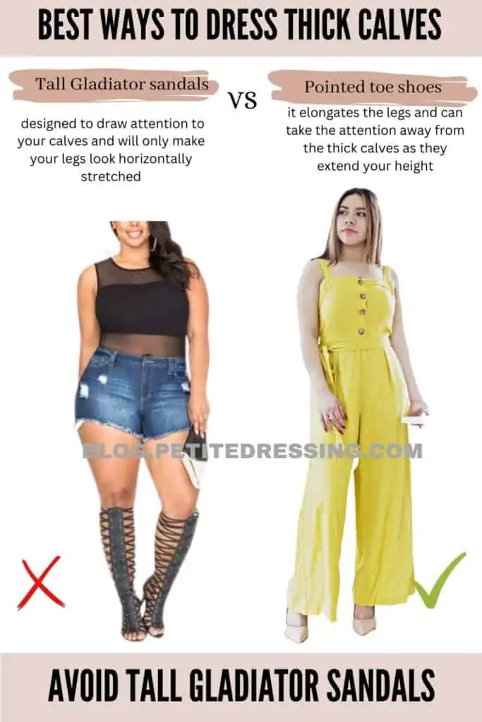 Avoid Tall Gladiator Sandals