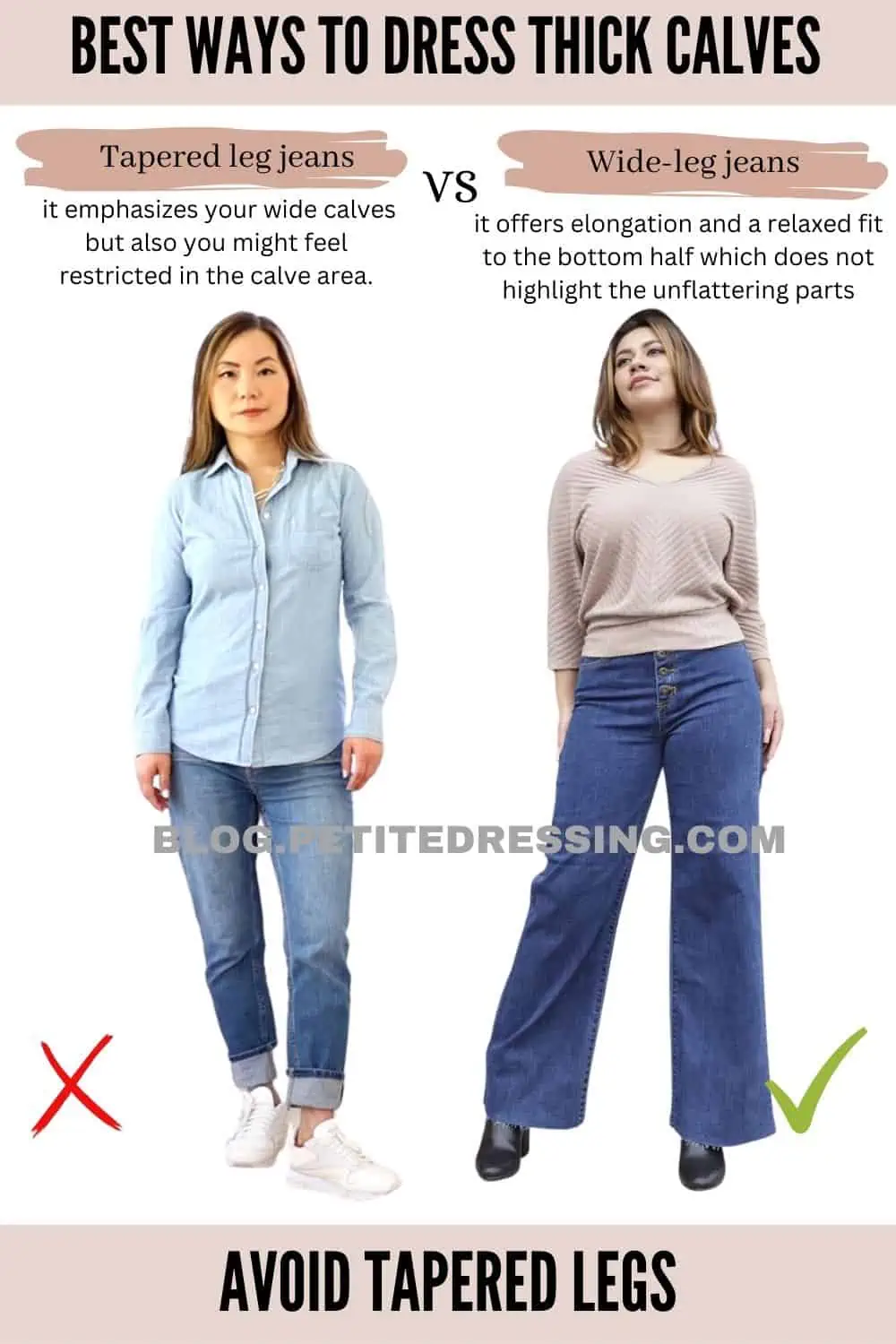 Best jeans for big thighs - jeans that look fantastic on curvy legs
