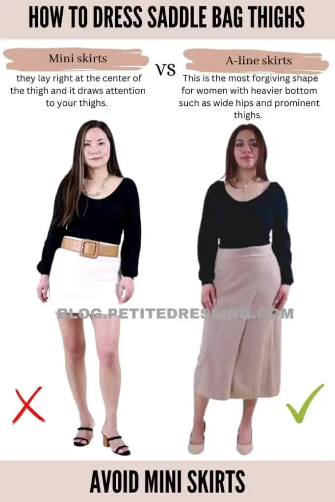 Avoid mini skirts