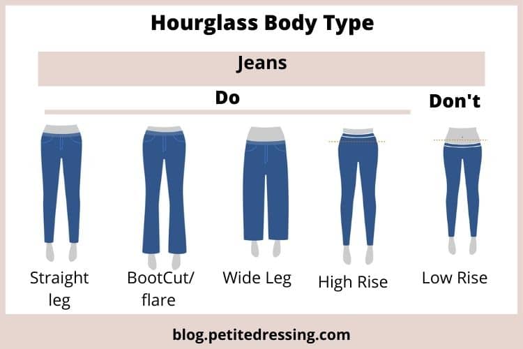 jeans for hourglass figure