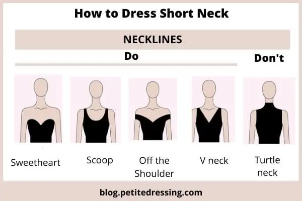 15 Best Ways to Dress Short Neck - Petite Dressing