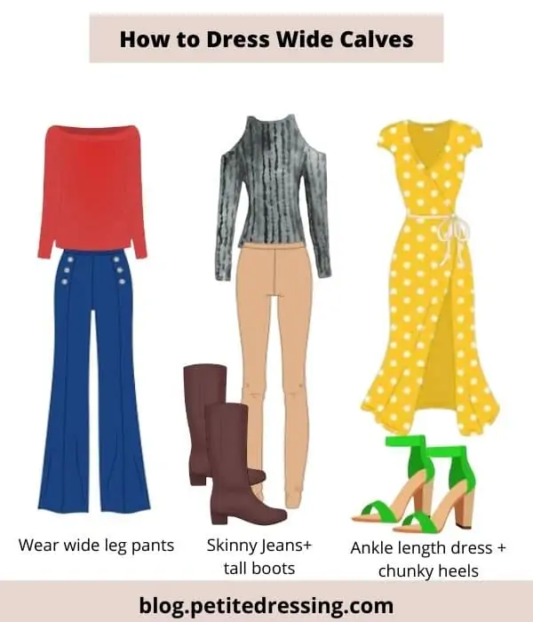 Style Guide How to Dress for Large Calves  Petite Cherry