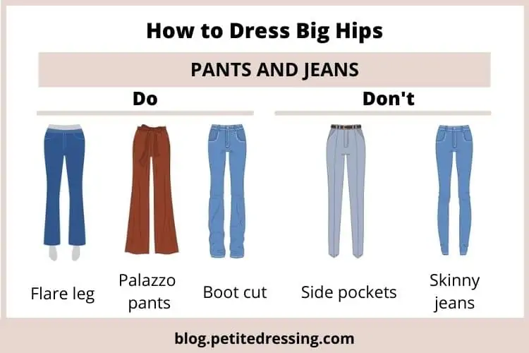 Pants for Wide Hips Small Waist  Heavy Legs