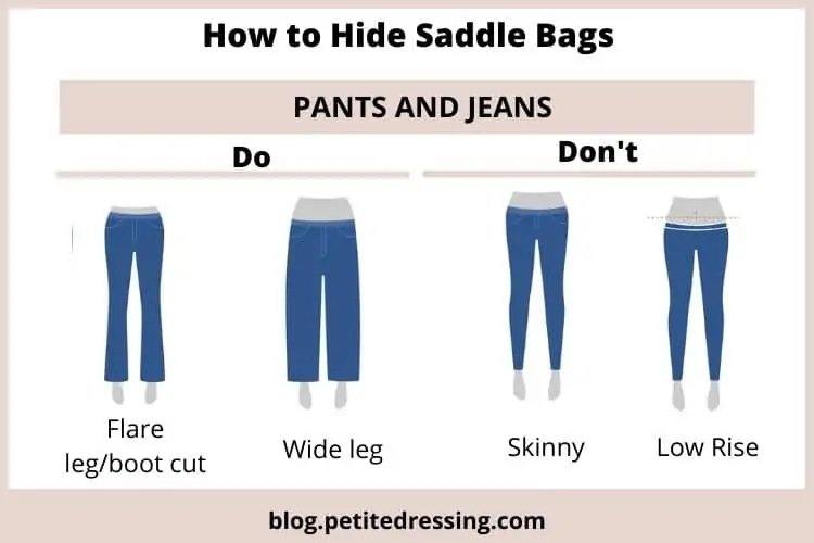 How to dress when you have saddlebag thighs?