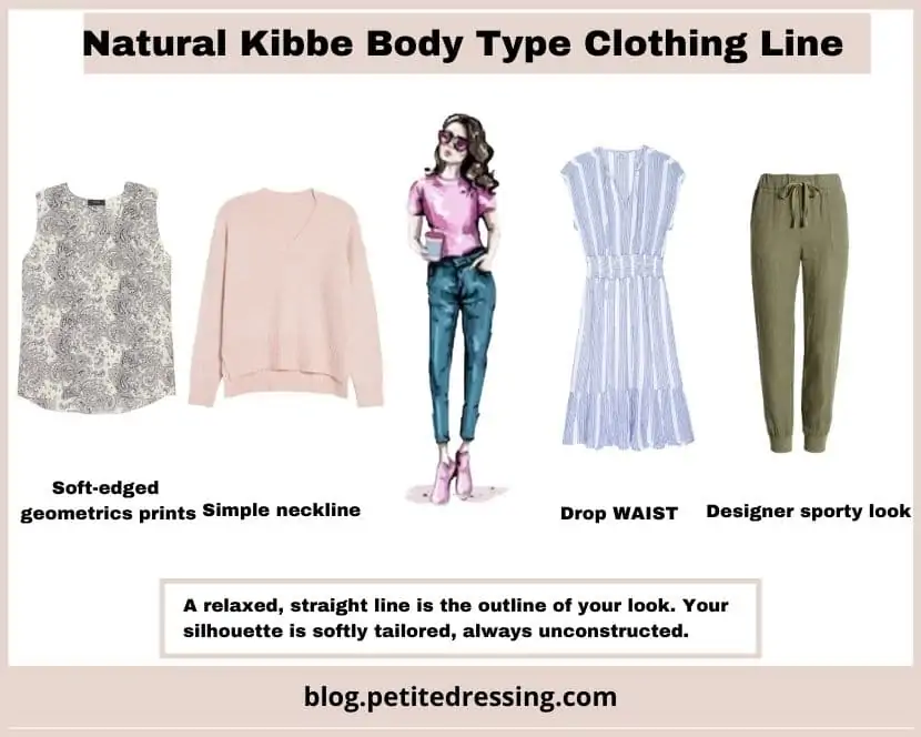 kibbe natural body type clothing