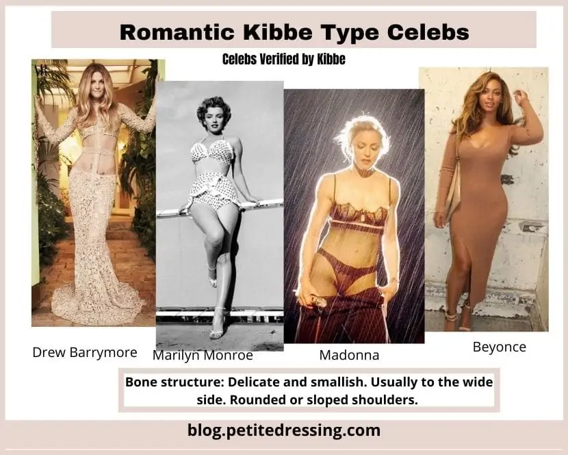 kibbe romantic celebrity list