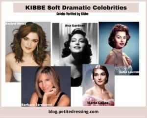 dramatic kibbe soft celebrities face type body