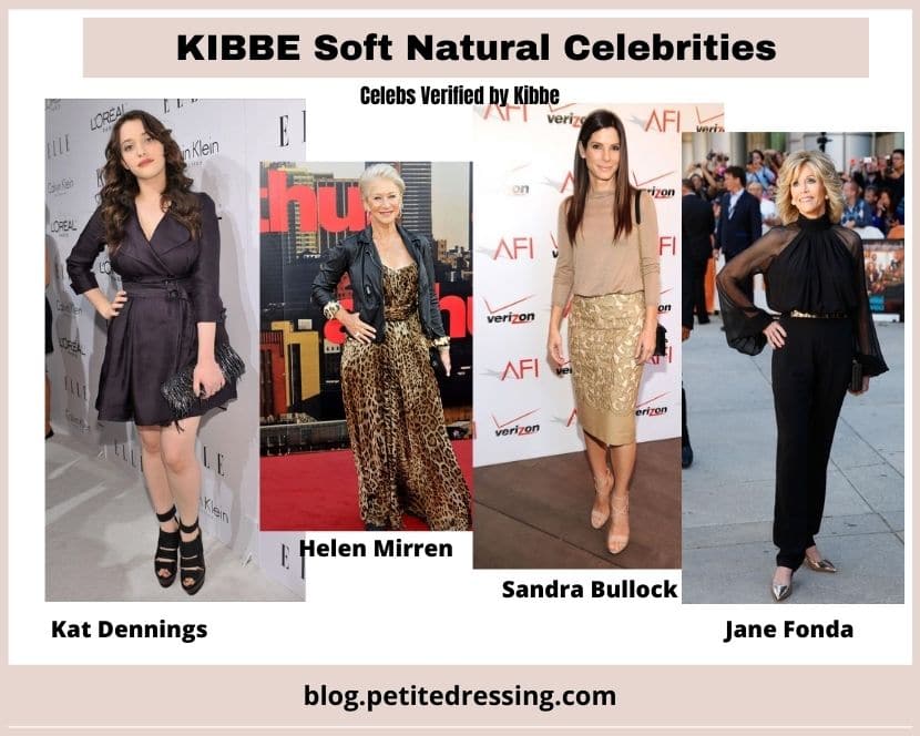 Kibbe soft natural celebrities full body