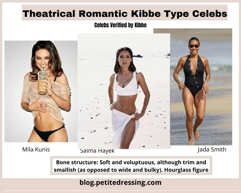 kibbe theatrical romantic celebrity list