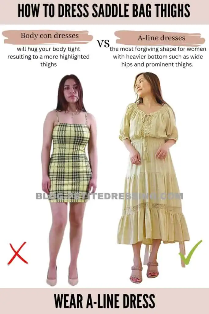 Wear A-line dress