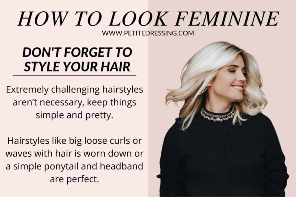 how to look feminine