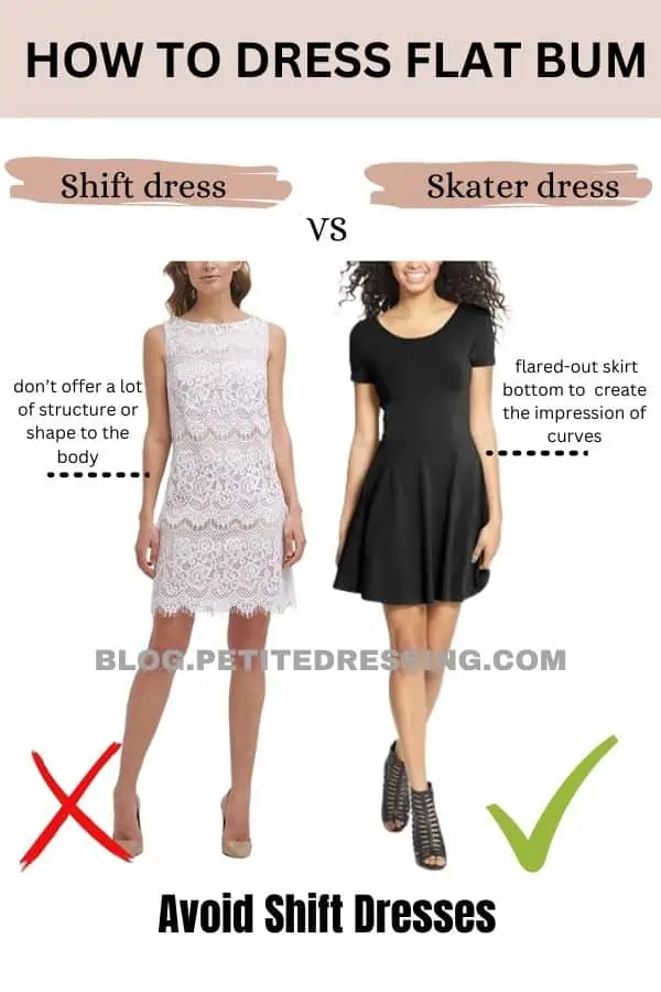 Best dress on sale for flat bottom