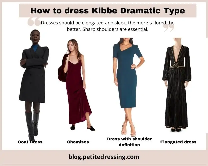 Kibbe Dramatic Body Type The Complete Guide Petite Dressing