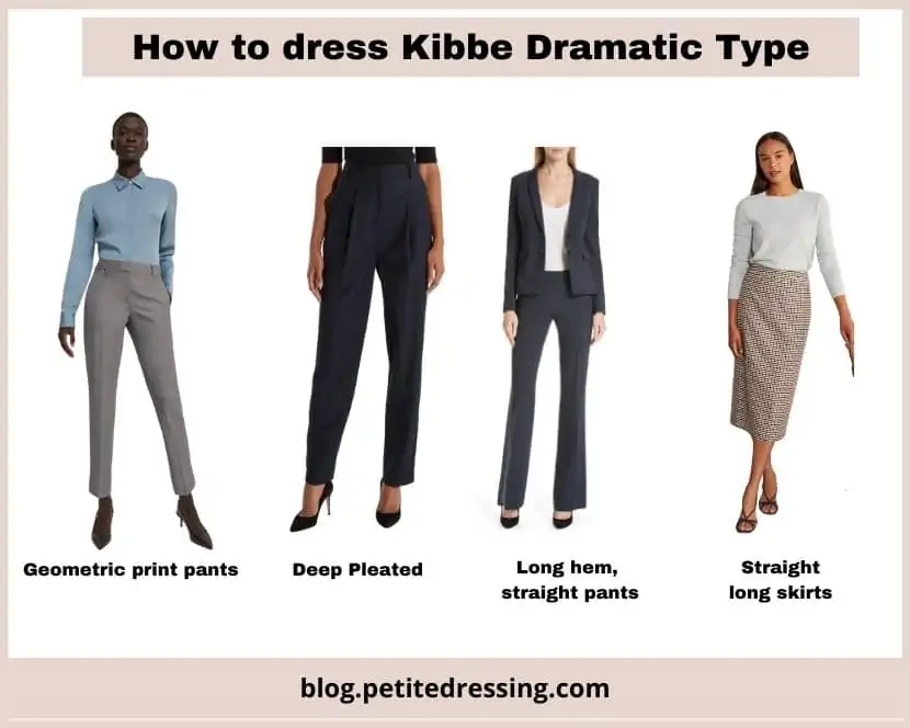 Kibbe Dramatic Body Type: the Complete Guide - Petite Dressing