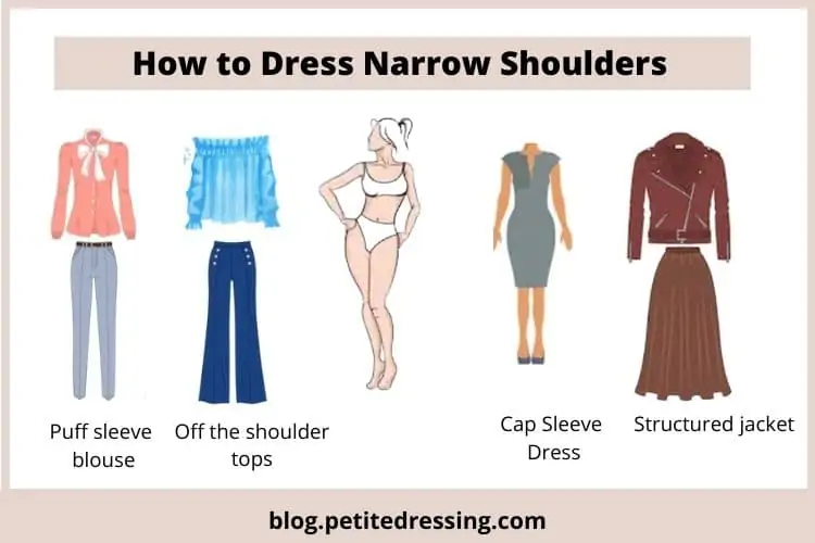 The Comprehensive Styling Guide for Narrow Shoulders - Petite Dressing