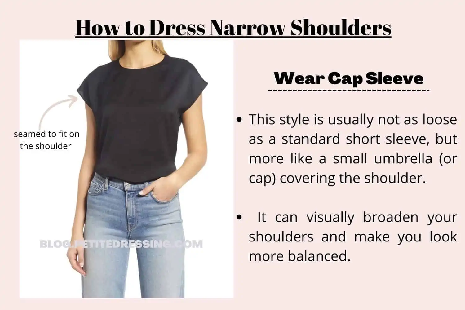 How to dress when you have narrow shoulders