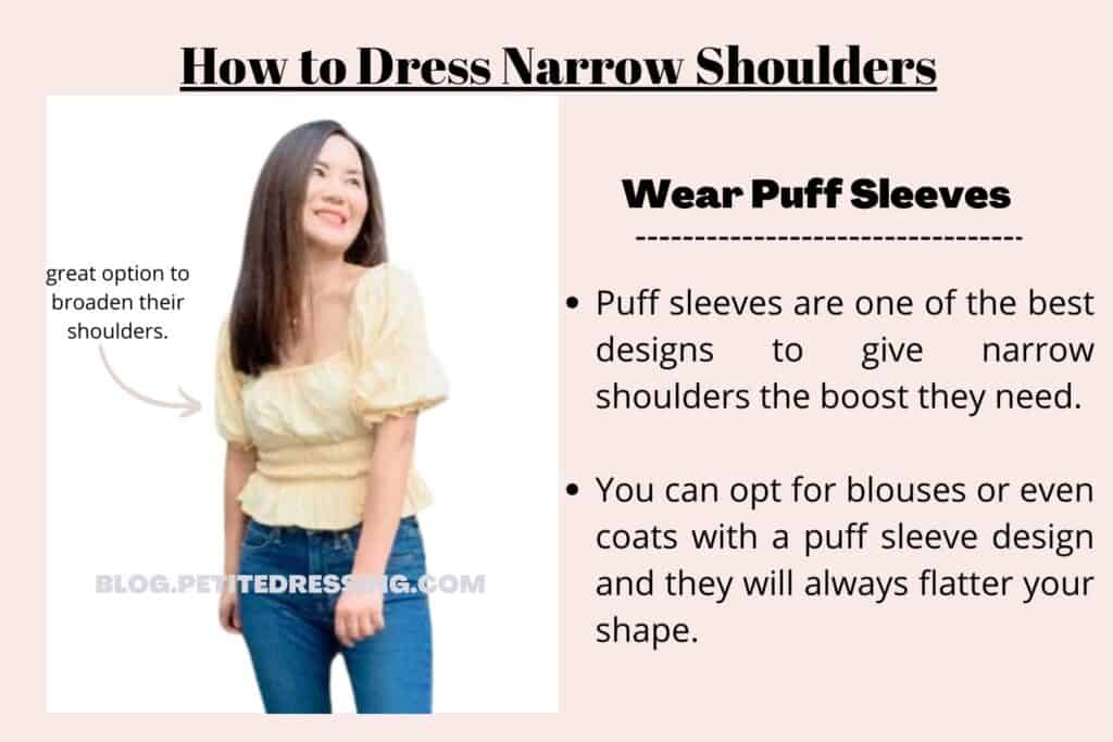 16 Ways to Dress Narrow Shoulders-Wear Puff Sleeves