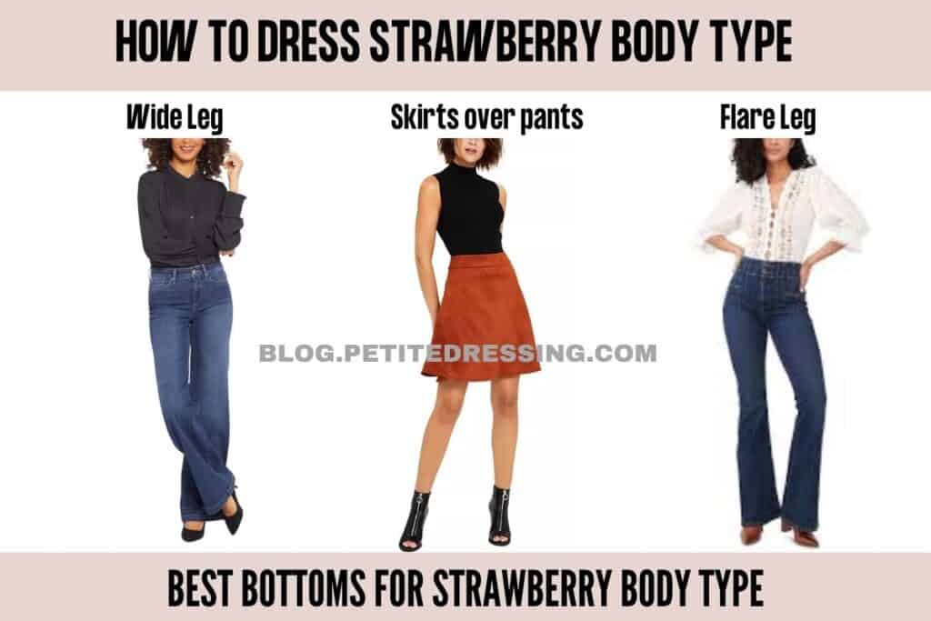 best bottoms for strawberry body type