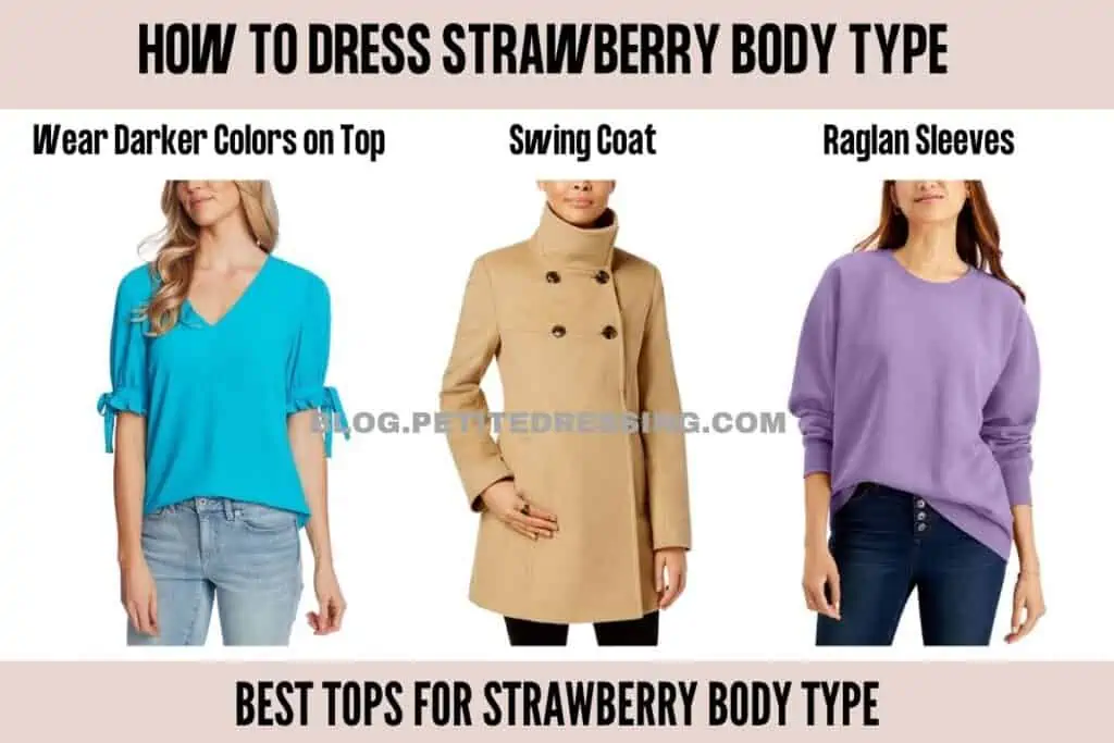 best tops for strawberry body type