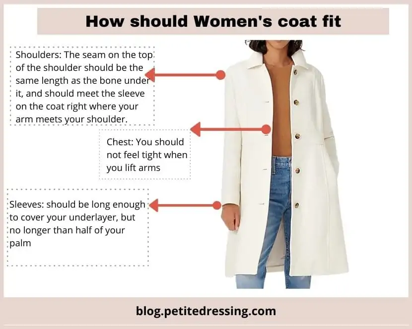 measurements for constructing a womans long coat