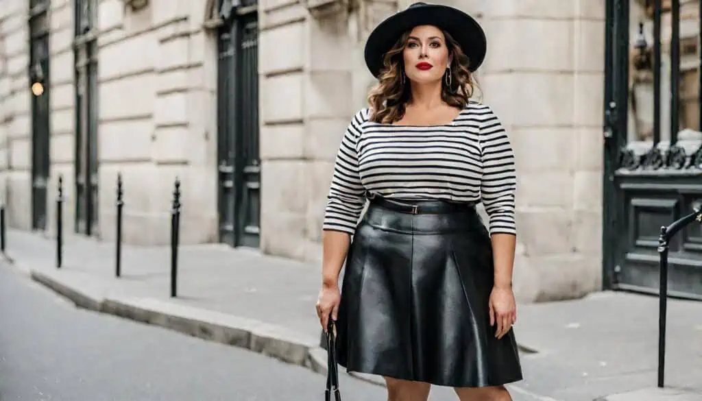 30 Stylish Ways to Rock Your Leather Skirt in 2024_17