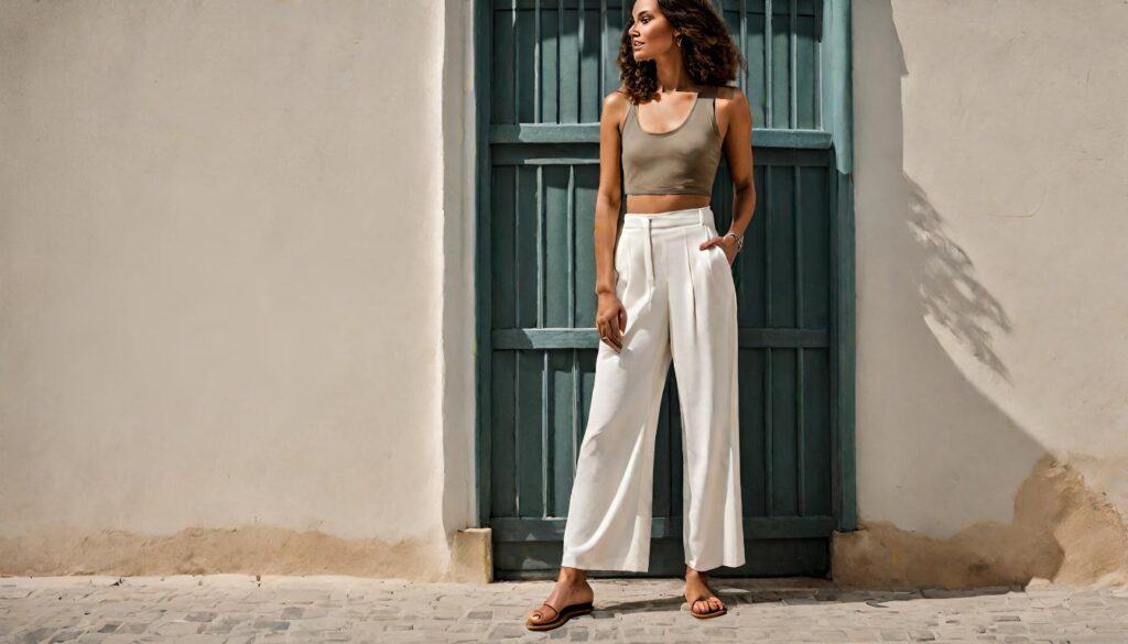 30 Stylish Ways to Wear Wide-Leg Pants in 2024_12
