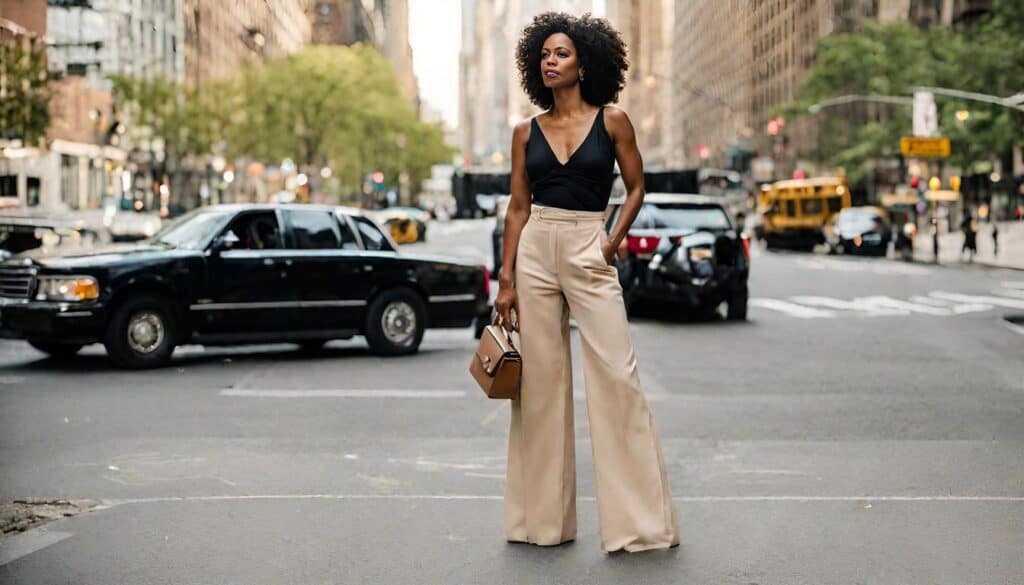 30 Stylish Ways to Wear Wide-Leg Pants in 2024_14