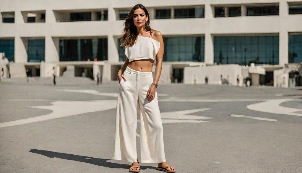 30 Stylish Ways to Wear Wide-Leg Pants in 2024_16