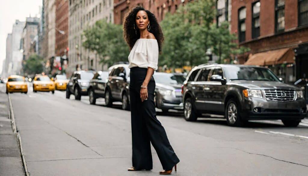 30 Stylish Ways to Wear Wide-Leg Pants in 2024_20