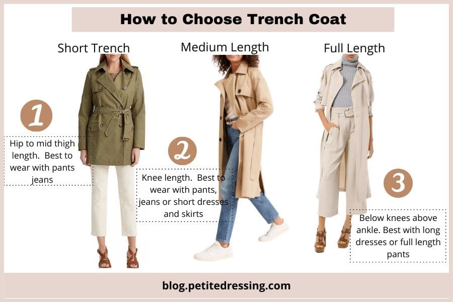 How A Trench Coat Should Fit Woman, Trench Coat Length Long